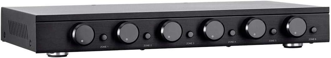 image:imageMonoprice SSVC61 Single Input 6Channel Speaker Selector With Volume Control BlackSpeaker