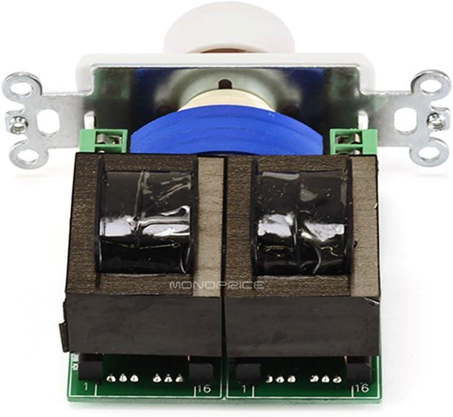 image:imageMonoprice Speaker Volume Controller Rotary Type 100 Watts Per Channel 416 Ohms Single Gang White100W