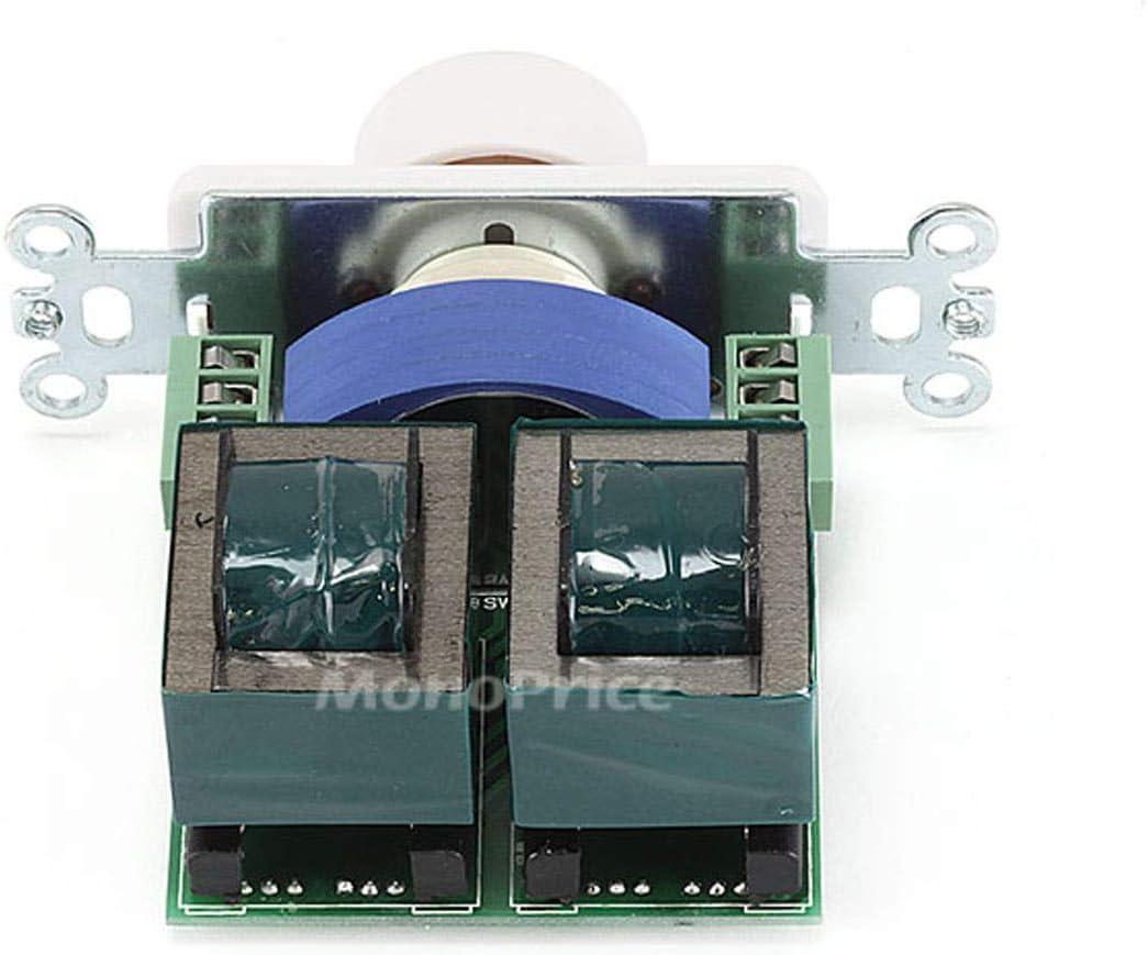 image:imageMonoprice Speaker Volume Controller Rotary Type 100 Watts Per Channel 416 Ohms Single Gang White75W