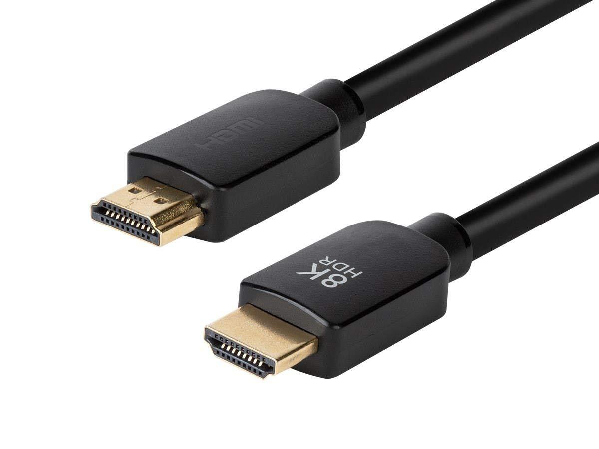 image:imageMonoprice Ultra 8K HDMI Cable High Speed 8K60Hz 48Gbps Dynamic HDR eARC Compatible with PS5 Xbox Series X Series S and More 6 Feet Black1 Pack