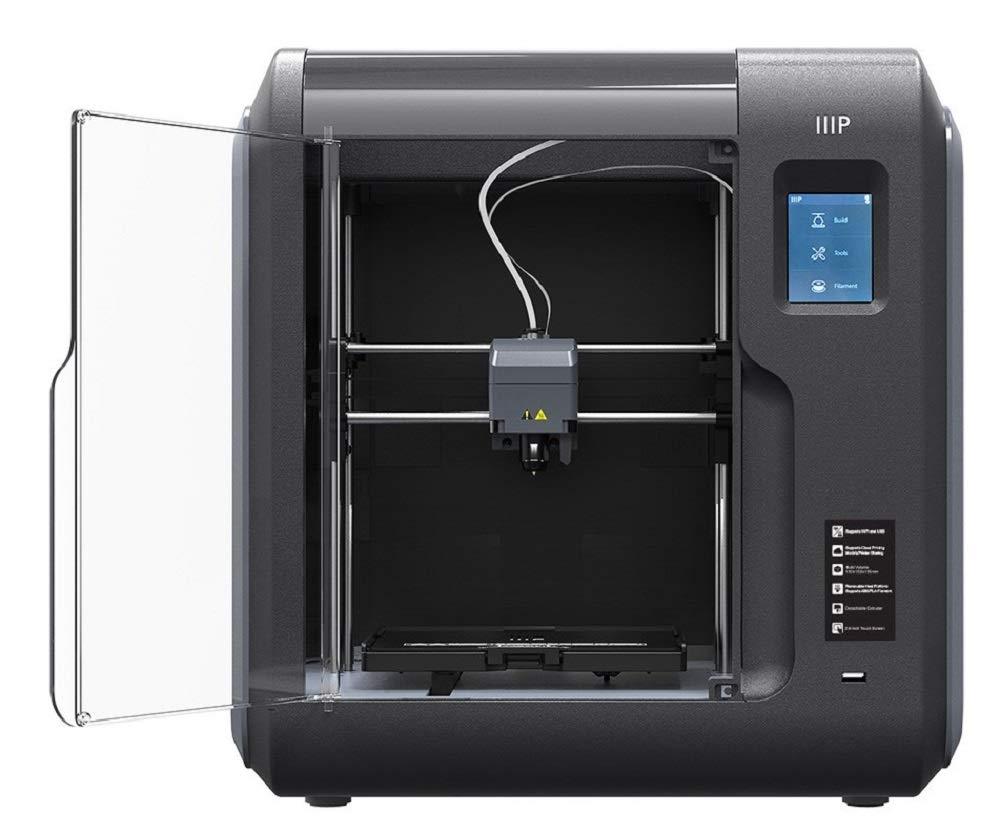 image:imageMonoprice Voxel 3D Printer Fully Enclosed with Removable Heated Build Plate 150 x 150 x 150 mm Touch Screen 8GB And WiFi BlackGray Large