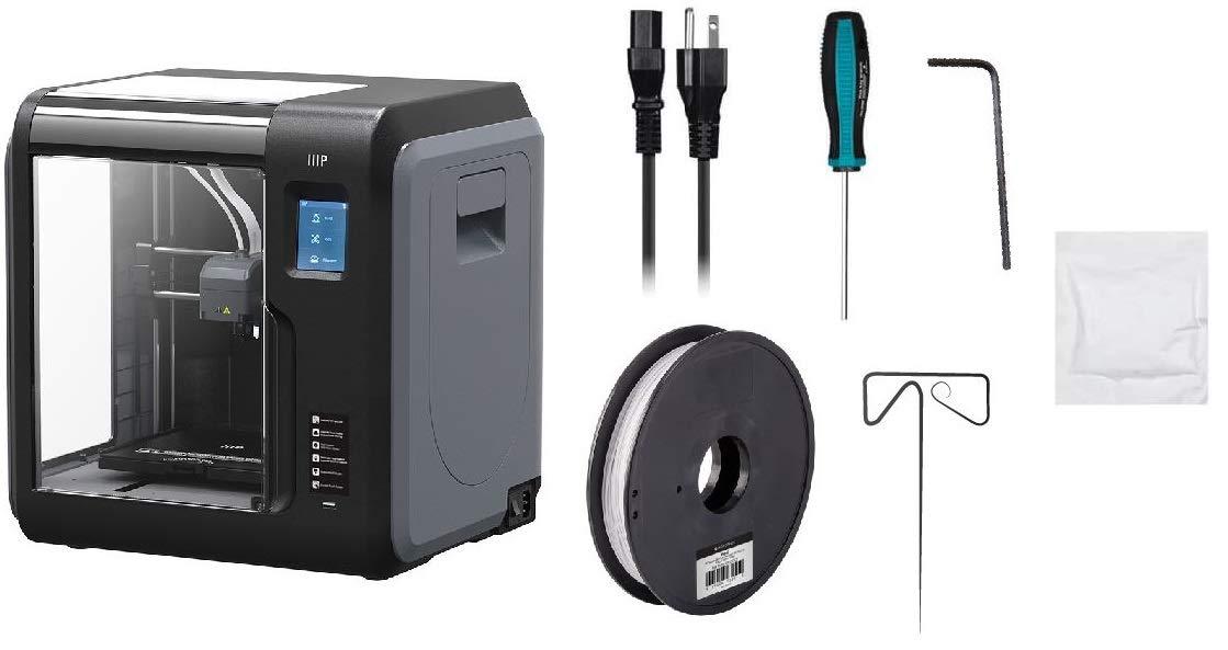 image:imageMonoprice Voxel 3D Printer Fully Enclosed with Removable Heated Build Plate 150 x 150 x 150 mm Touch Screen 8GB And WiFi BlackGray Large