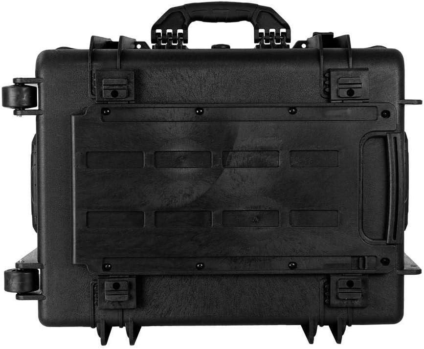 image:imageMonoprice Weatherproof Hard Case 33 x 22 x 13 Inches With Wheels and Customizable Foam Shockproof IP67 Ultraviolet And Impact Resistant Material Black Pure Outdoor CollectionBlack