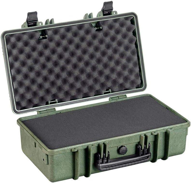 image:imageMonoprice Weatherproof Hard Case 33 x 22 x 13 Inches With Wheels and Customizable Foam Shockproof IP67 Ultraviolet And Impact Resistant Material Black Pure Outdoor Collectiongreen