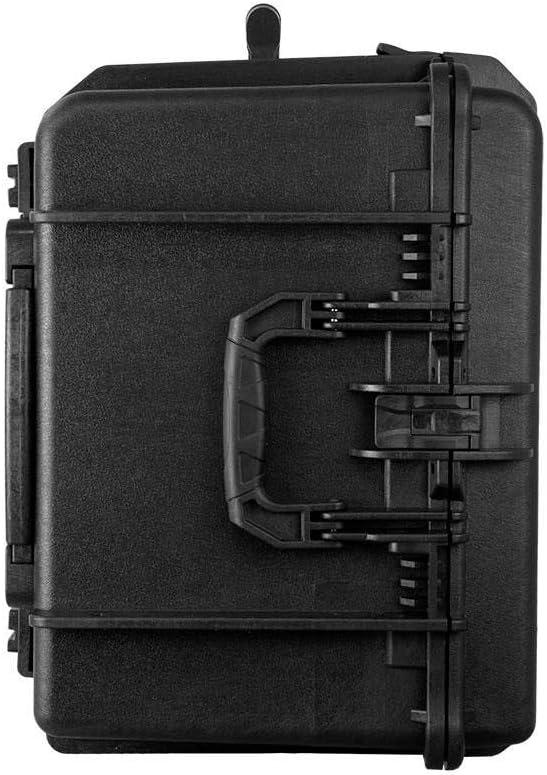 image:imageMonoprice Weatherproof Hard Case 33 x 22 x 13 Inches With Wheels and Customizable Foam Shockproof IP67 Ultraviolet And Impact Resistant Material Black Pure Outdoor CollectionBlack