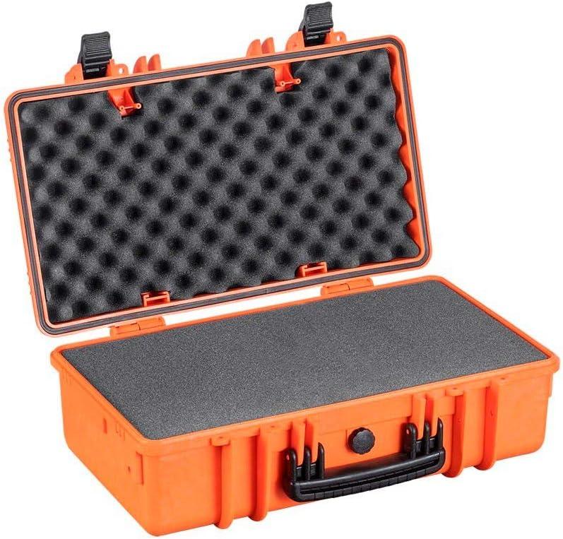 image:imageMonoprice Weatherproof Hard Case 33 x 22 x 13 Inches With Wheels and Customizable Foam Shockproof IP67 Ultraviolet And Impact Resistant Material Black Pure Outdoor Collectionorange