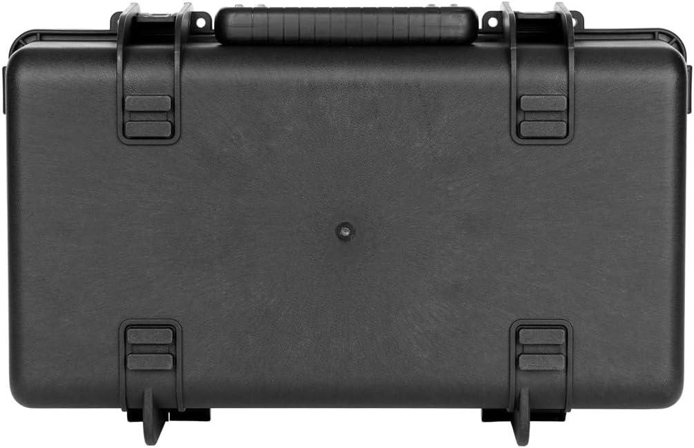 image:imageMonoprice Weatherproof Hard Case 33 x 22 x 13 Inches With Wheels and Customizable Foam Shockproof IP67 Ultraviolet And Impact Resistant Material Black Pure Outdoor CollectionBlack