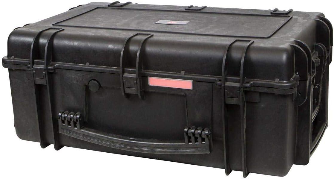 image:imageMonoprice Weatherproof Hard Case 33 x 22 x 13 Inches With Wheels and Customizable Foam Shockproof IP67 Ultraviolet And Impact Resistant Material Black Pure Outdoor CollectionBlack