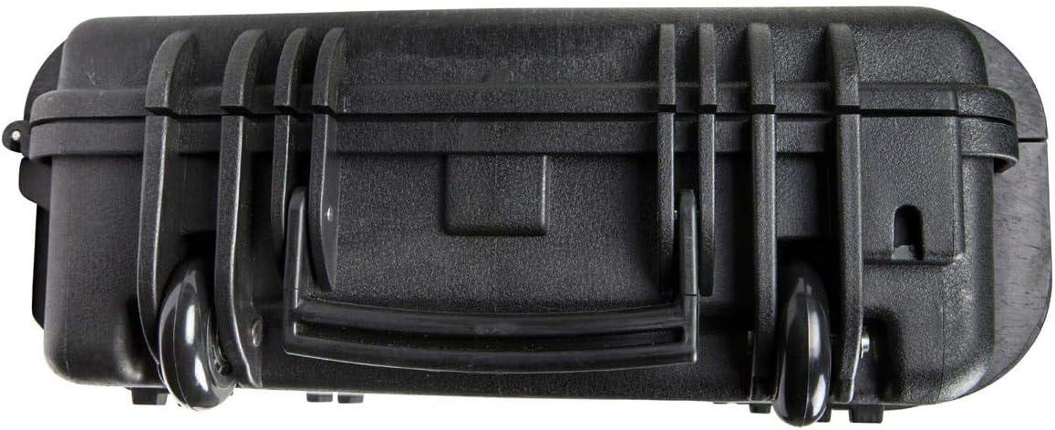 image:imageMonoprice Weatherproof Hard Case 33 x 22 x 13 Inches With Wheels and Customizable Foam Shockproof IP67 Ultraviolet And Impact Resistant Material Black Pure Outdoor CollectionBlack