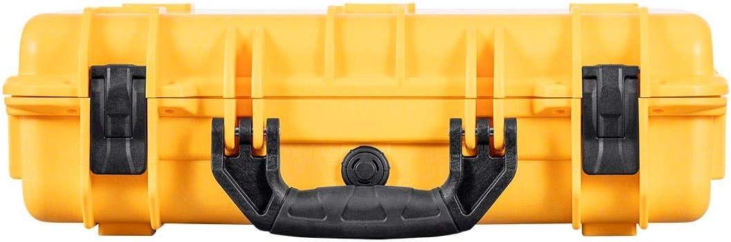 image:imageMonoprice WeatherproofShockproof Hard Case IP67 Customizable Foam 10 x 8 x 4 Black Pure Outdoor Collectionyellow