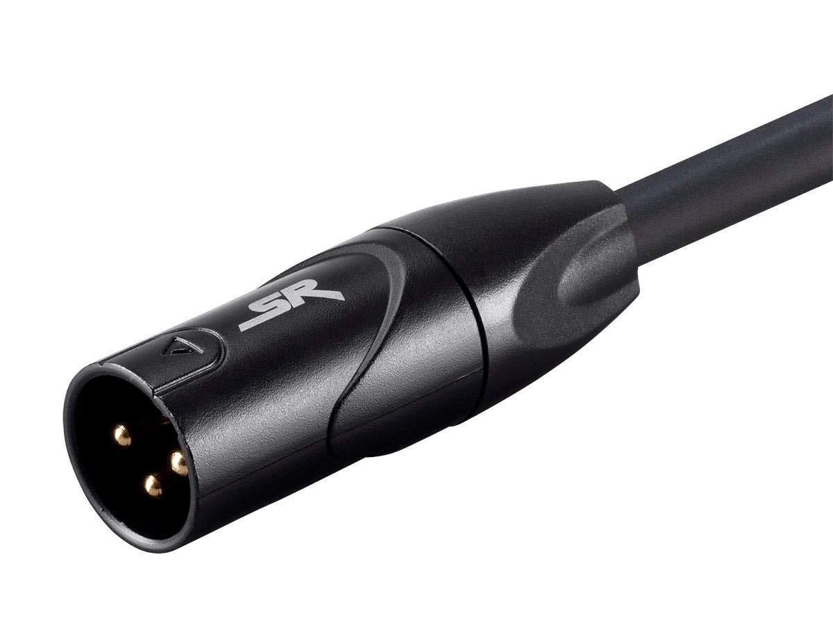image:imageMonoprice XLR Cable Male to Female Microphone amp Interconnect Gold Plated 16AWG 10 Feet Black Stage Right Series3ft