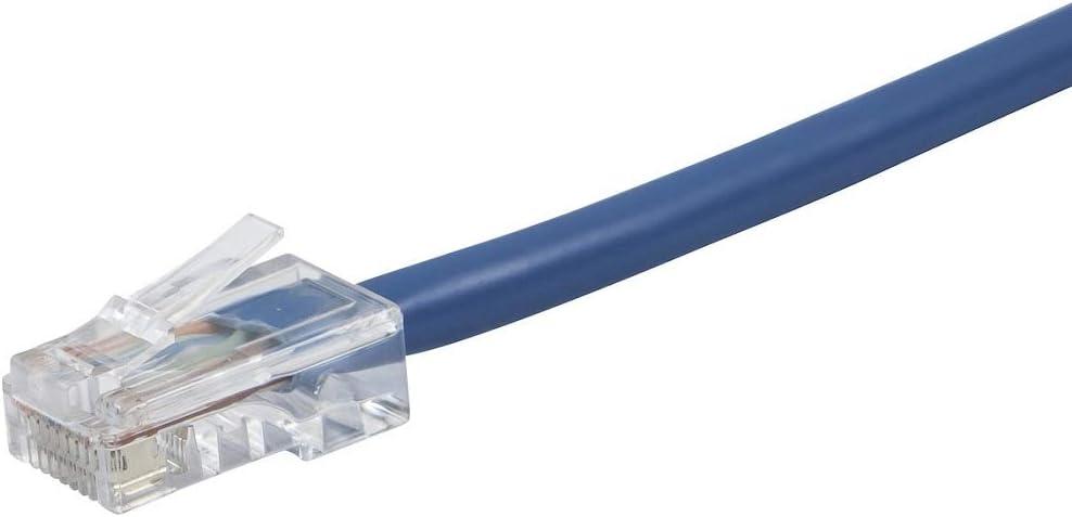 image:imageMonoprice ZerobootCat6 Ethernet Patch Cable Network Internet Cord RJ45 Stranded 550Mhz UTP Pure Bare Copper Wire 24AWG 25ft BlackBlue