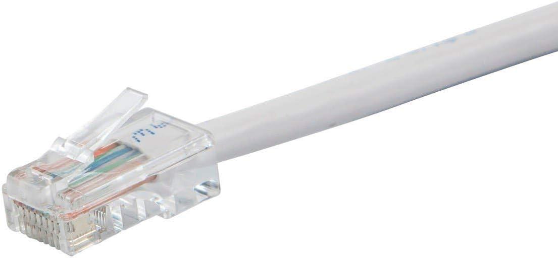 image:imageMonoprice ZerobootCat6 Ethernet Patch Cable Network Internet Cord RJ45 Stranded 550Mhz UTP Pure Bare Copper Wire 24AWG 25ft BlackWhite