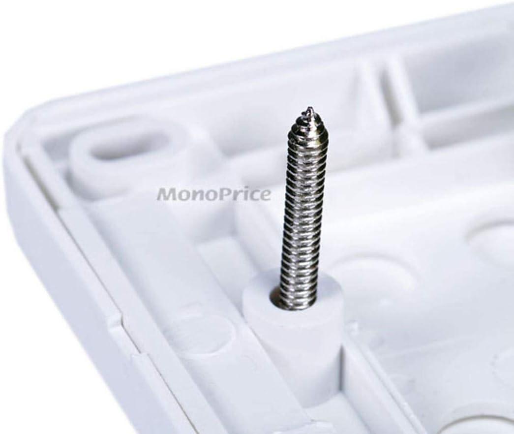 image:imageMoonrise Monoprice 103326 Banana Binding Post TwoPiece Inset Coupler Wall Plate for 4 Speakers White5 Speaker