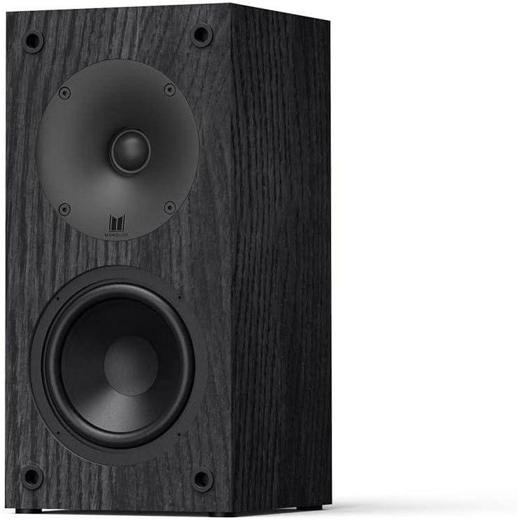 image:imageMonolith B4 Bookshelf Speaker Each Powerful Woofers Punchy Bass High Performance Audio for Home Theater System Audition Series