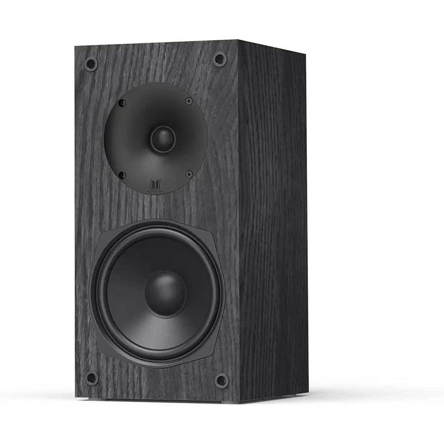 image:imageMonolith B5 Bookshelf Speaker Black Each Powerful Woofers Punchy Bass High Performance Audio for Home Theater System Audition Series