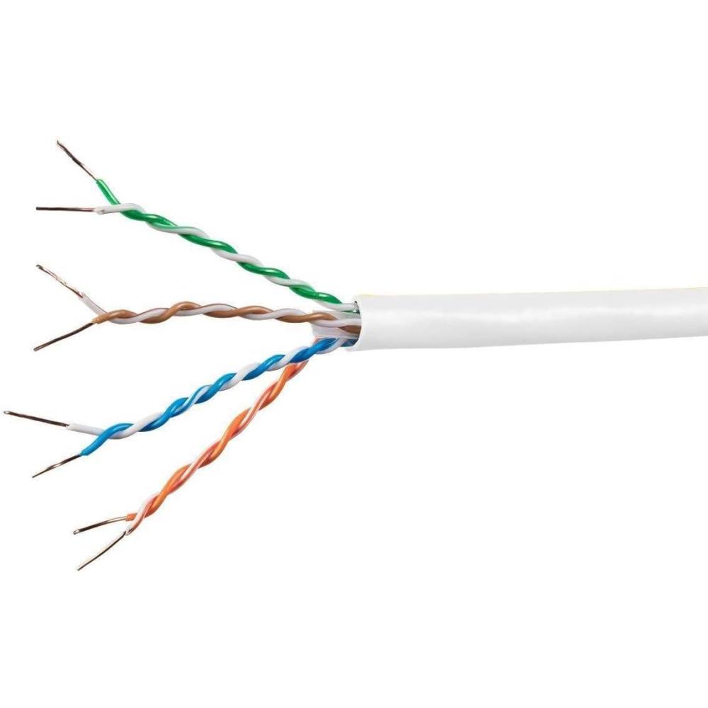 image:imageMonoprice 1000 23AWG Cat6a 650MHz UTP Solid RiserRated CMR Bulk Pure Bare Copper Ethernet Cable Black  118600White