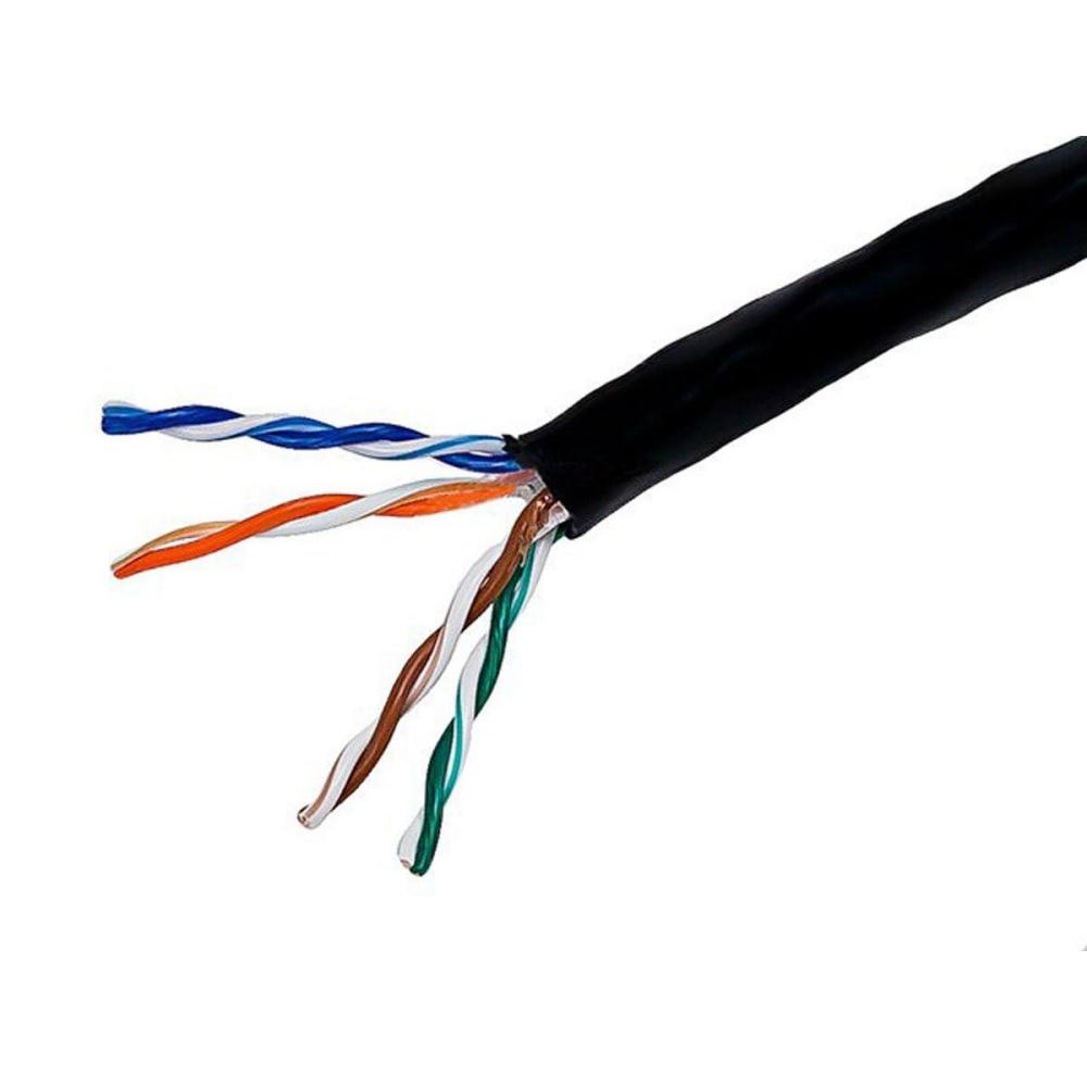 image:imageMonoprice 1000FT 24AWG Cat5e 350MHz UTP Solid Riser Rated CMR Bulk Ethernet Bare Copper Cable BlueBlack