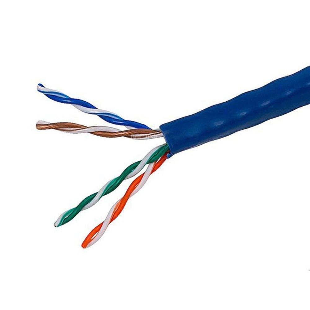 image:imageMonoprice 1000FT 24AWG Cat5e 350MHz UTP Solid Riser Rated CMR Bulk Ethernet Bare Copper Cable BlueBlue