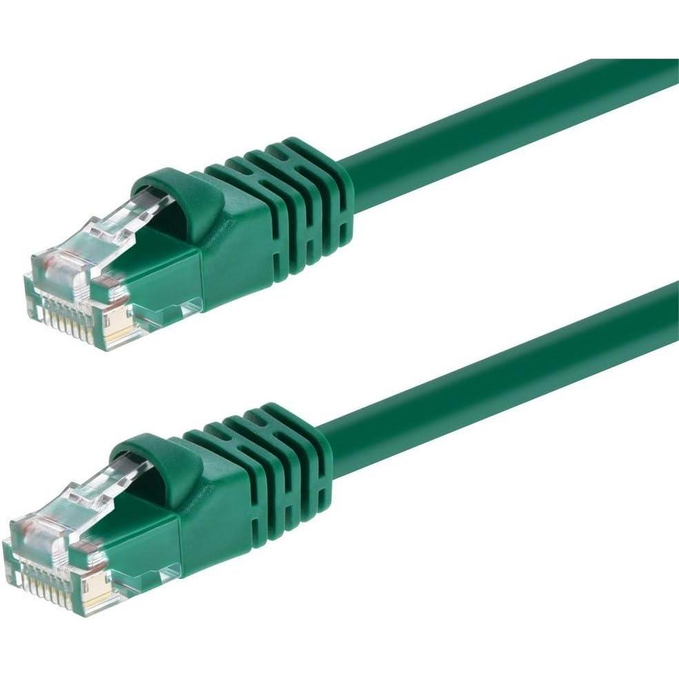 image:imageMonoprice 10FT 24AWG Cat5e 350MHz UTP Ethernet Bare Copper Network Cable GrayGreen