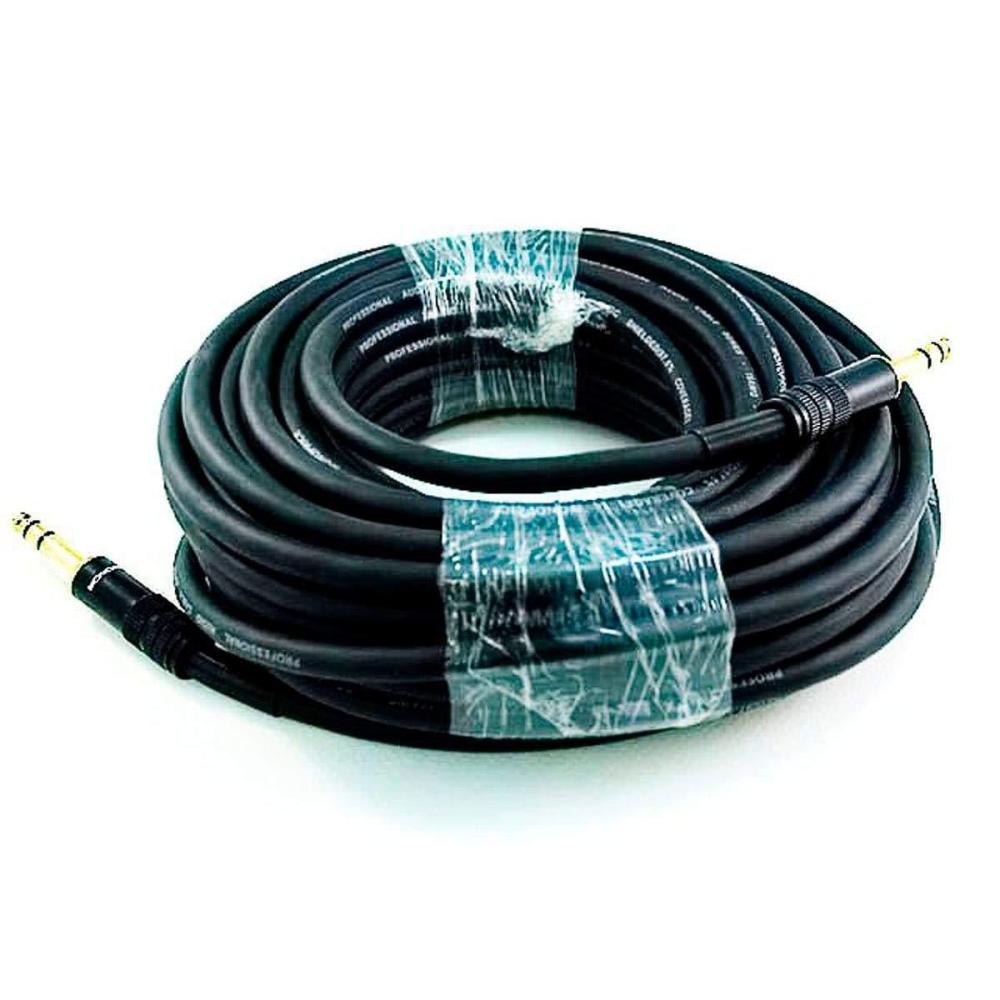 image:imageMonoprice 14Inch TRS Male to Male Cable 6 Feet Black 16AWG Gold Plated Premier Series50ft
