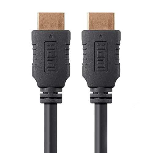 image:imageMonoprice 4K High Speed HDMI Cable HDMI 20 4K60Hz HDR HDR10 Dolby Vision 18Gbps YUV 444 28AWG With Ferrite Cores 15 Feet Black 1 Pack3 Pack