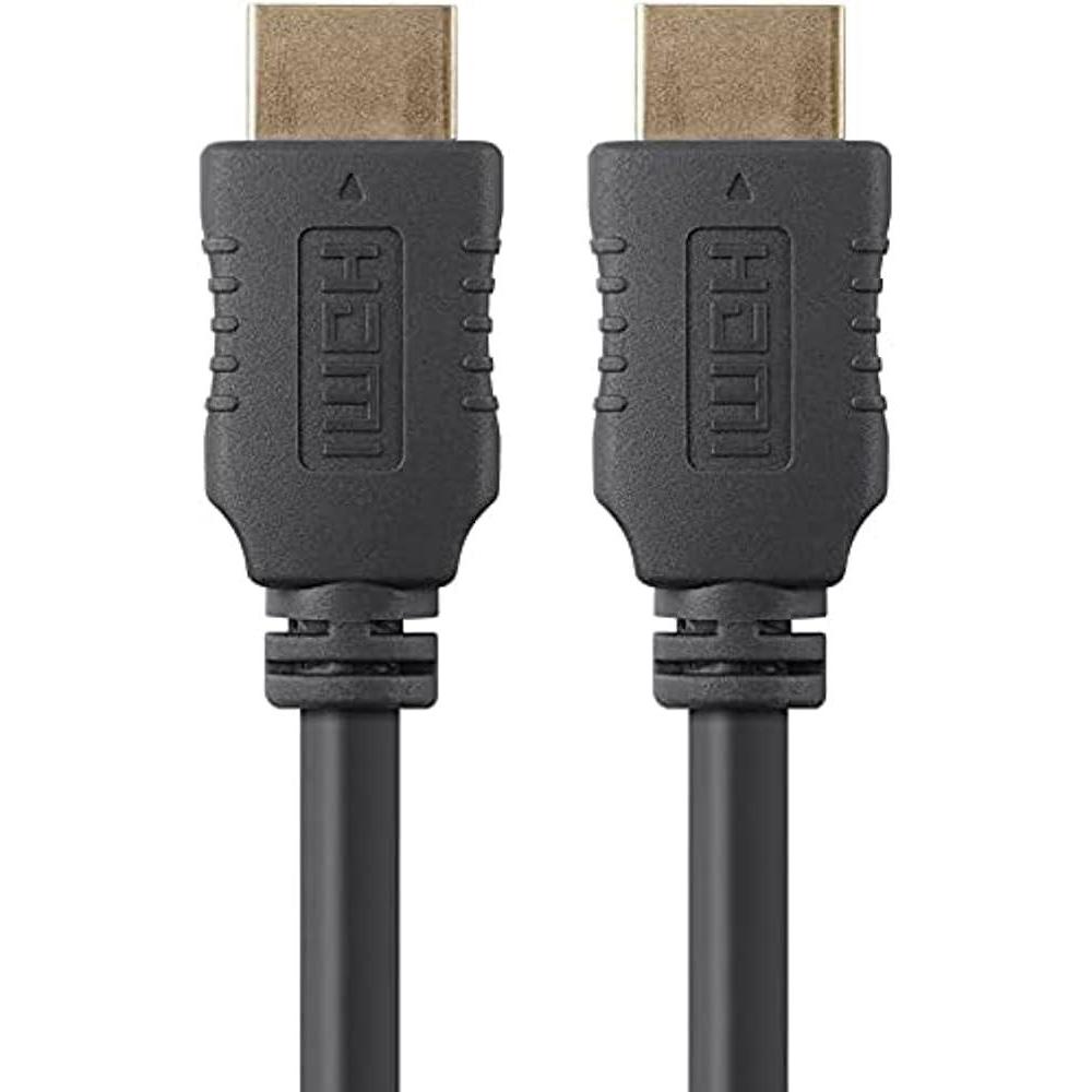 image:imageMonoprice 4K High Speed HDMI Cable HDMI 20 4K60Hz HDR HDR10 Dolby Vision 18Gbps YUV 444 28AWG with Ferrite Cores 6 Feet Black 5 Pack