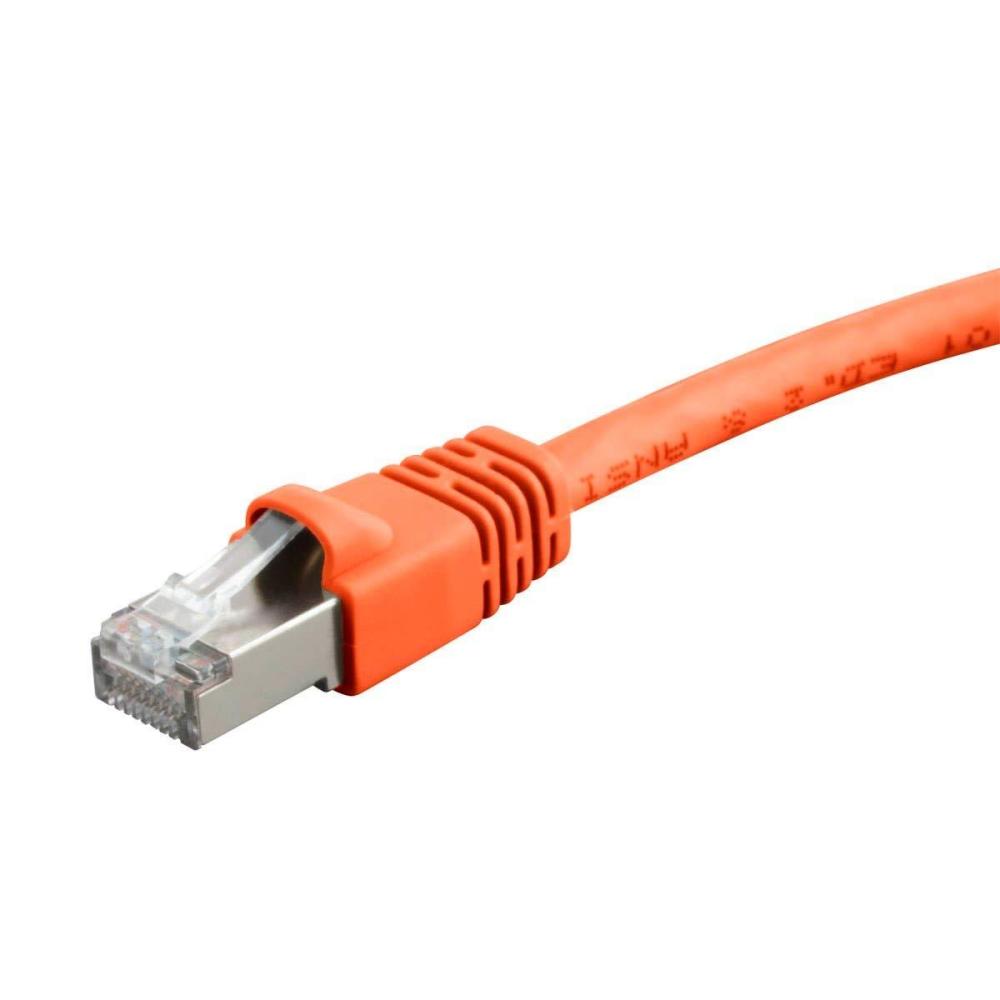 image:imageMonoprice 50FT 24AWG Cat6A 500MHz STP Ethernet Bare Copper Network Cable BlueOrange