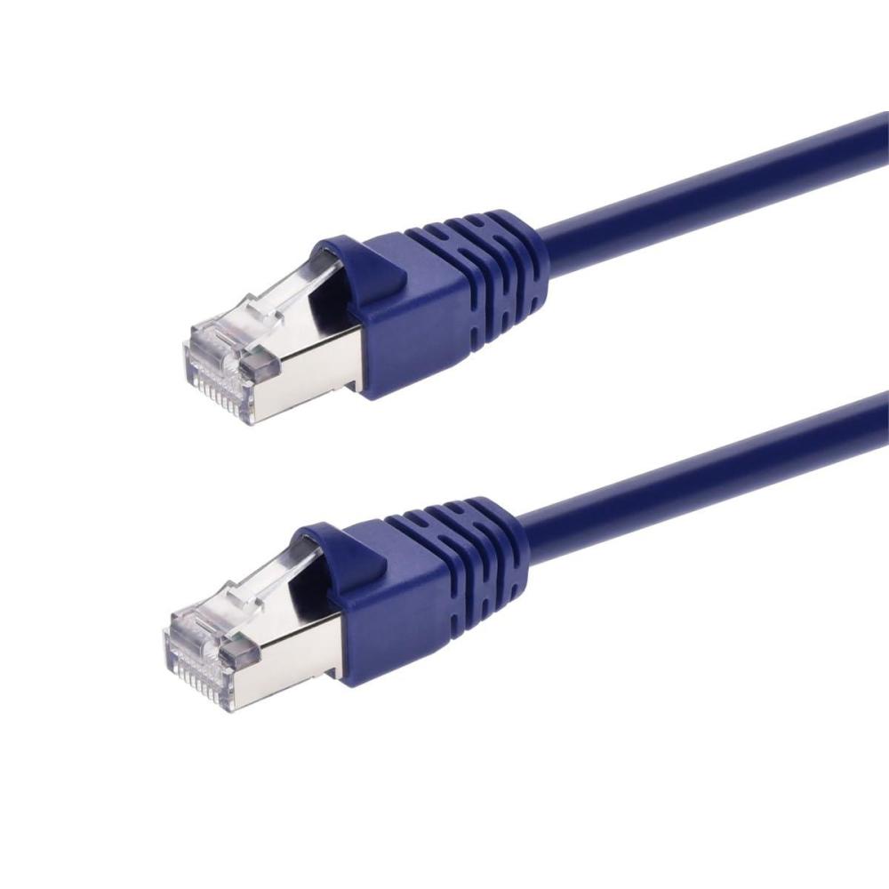 image:imageMonoprice 50FT 24AWG Cat6A 500MHz STP Ethernet Bare Copper Network Cable BluePurple
