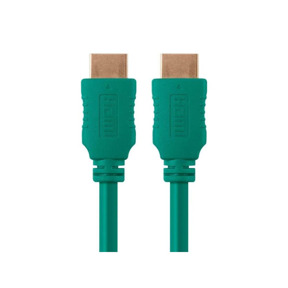 image:imageMonoprice 6ft 28AWG High Speed HDMI Cable wFerrite Cores Green1 Pack