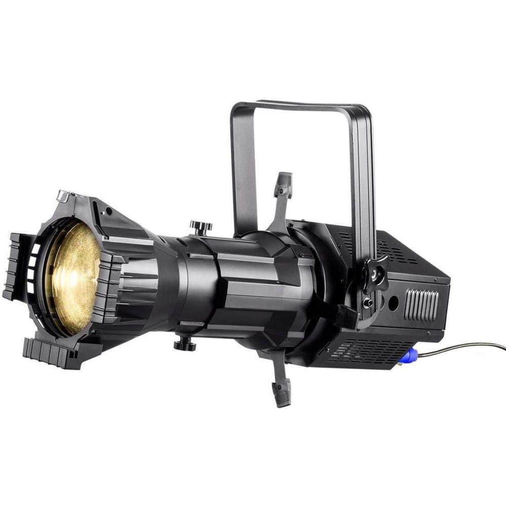 image:imageMonoprice COB LED Ellipsoidal  White 200Watt 3200K 19 Degree With Gobo Holder 3Channel DMX Control  Stage Right Series19 Degrees