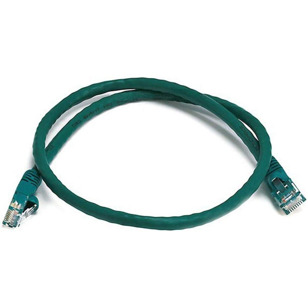 image:imageMonoprice Cat5e Ethernet Patch Cable Network Internet Cord RJ45 Stranded 350Mhz UTP Pure Bare Copper Wire 24AWG 5ft PurpleGreen