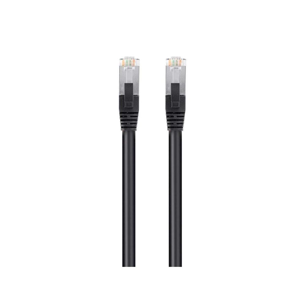 image:imageMonoprice Cat6 PoE Ethernet Patch Cable  10 Feet  Black 600V Shielded RJ45 Solid 550MHz STP UFTP 24AWG50 Feet