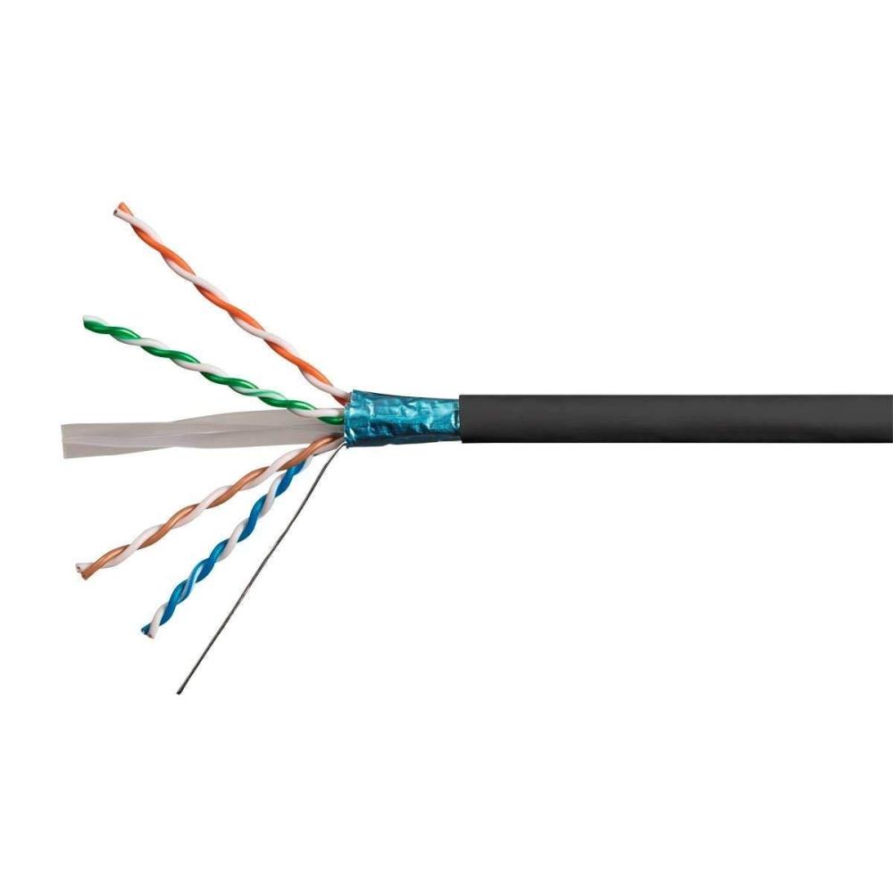 image:imageMonoprice Cat6A Ethernet Bulk Cable 500 Feet Yellow Solid 550Mhz FUTP CMR Riser Rated Pure Bare Copper Wire 10G 23AWG No Logo UL TAABlack