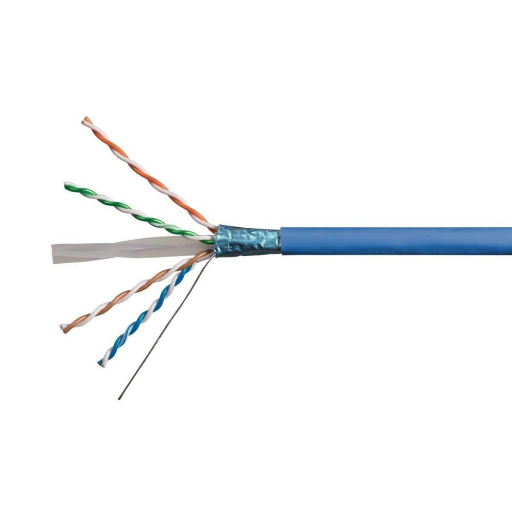 image:imageMonoprice Cat6A Ethernet Bulk Cable 500 Feet Yellow Solid 550Mhz FUTP CMR Riser Rated Pure Bare Copper Wire 10G 23AWG No Logo UL TAABlue