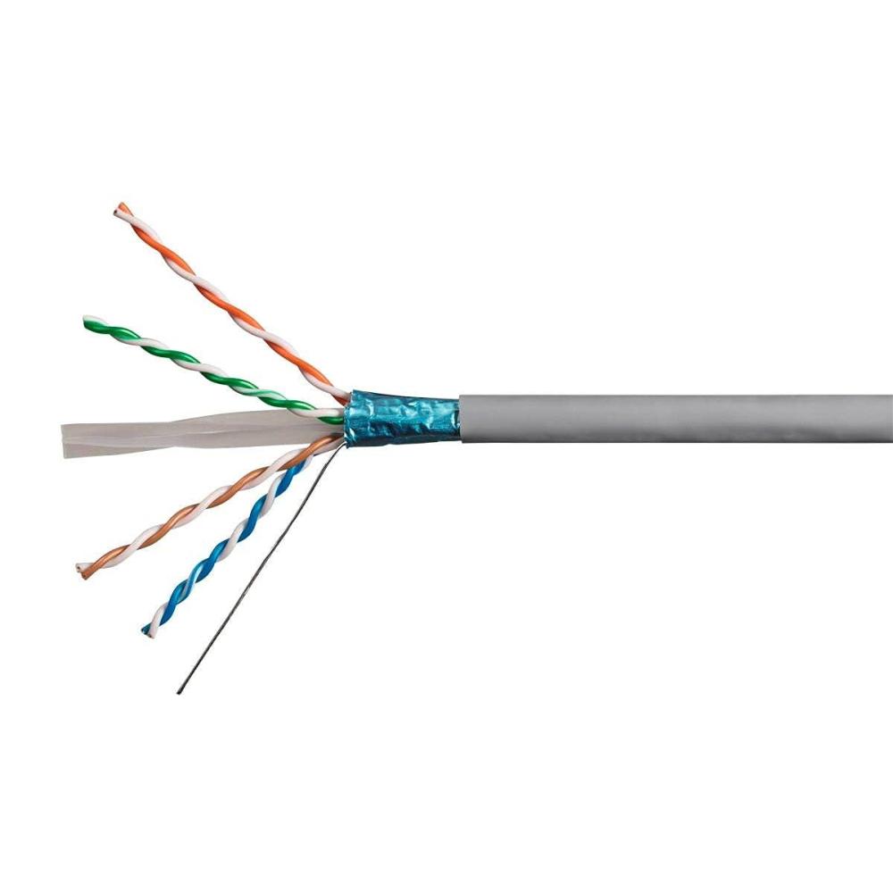 image:imageMonoprice Cat6A Ethernet Bulk Cable 500 Feet Yellow Solid 550Mhz FUTP CMR Riser Rated Pure Bare Copper Wire 10G 23AWG No Logo UL TAAGray