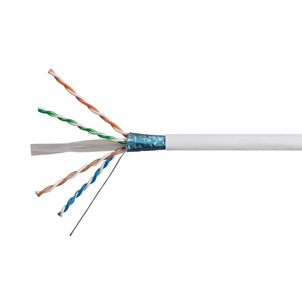 image:imageMonoprice Cat6A Ethernet Bulk Cable 500 Feet Yellow Solid 550Mhz FUTP CMR Riser Rated Pure Bare Copper Wire 10G 23AWG No Logo UL TAAWhite