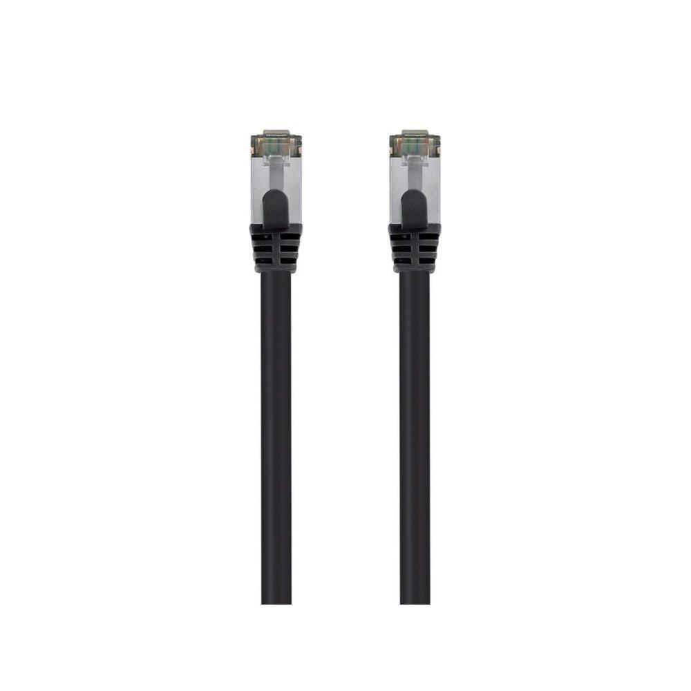 image:imageMonoprice Cat8 SFTP Ethernet Network Cable 2GHz 40Gbps PVC 26AWG 25 Feet Blue Entegrade Series Black1 Count Pack of 1