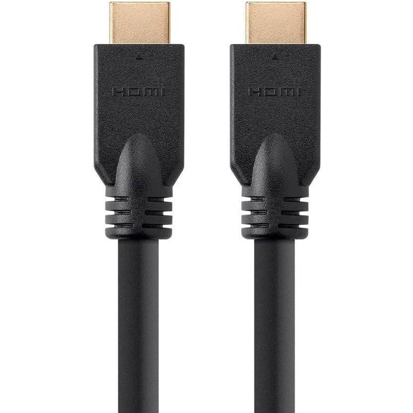 image:imageMonoprice HDMI Cable  8 Feet  Black No Logo High Speed 4K60Hz HDR 18Gbps YUV 444 30AWG CL2 Compatible with UHD TV and More  Commercial Series3 Pack