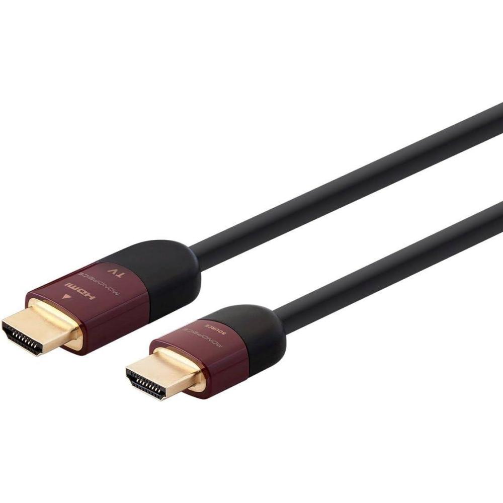 image:imageMonoprice HDMI High Speed Active Cable 4K60Hz HDR 18Gbps YUV 444 CL2 26AWG 45 Feet Black Cabernet Ultra Series100 Feet