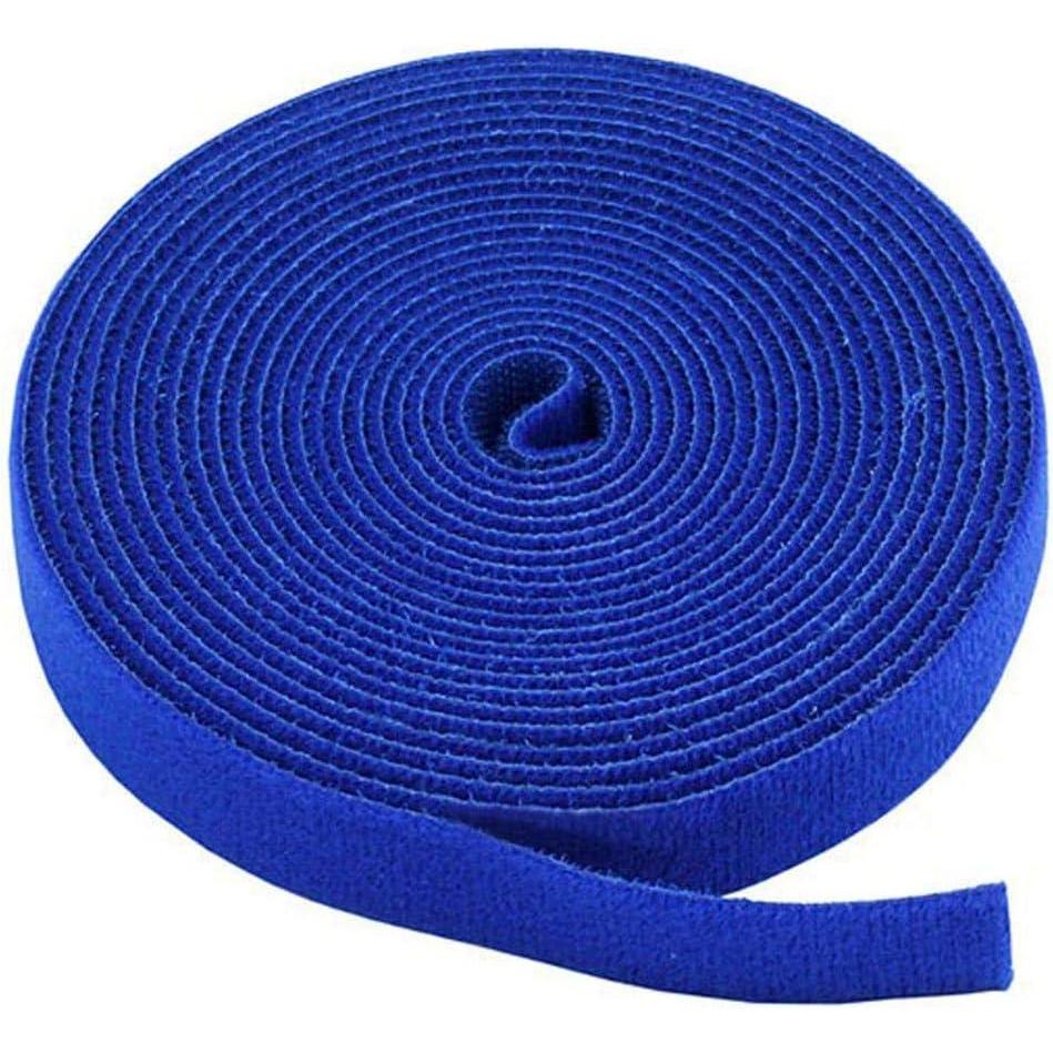 image:imageMonoprice Hook and Loop Fastening Tape  5 Yards Per Roll 075in WhiteBlue