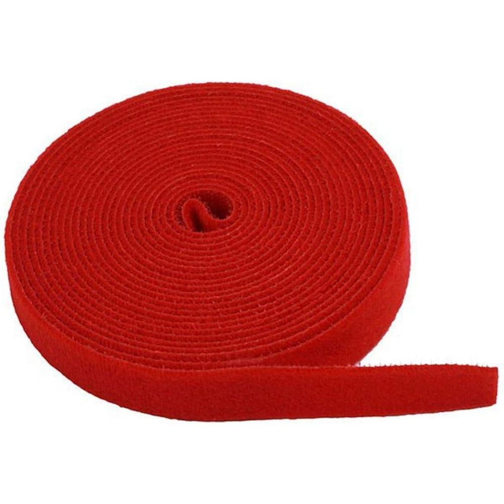 image:imageMonoprice Hook and Loop Fastening Tape 5 Yards Per Roll 075in WhiteRed