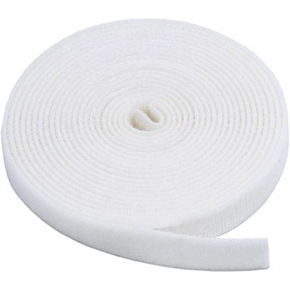 image:imageMonoprice Hook and Loop Fastening Tape 5 Yards Per Roll 075in WhiteWhite