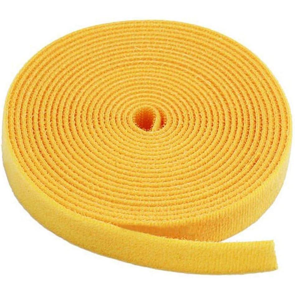 image:imageMonoprice Hook and Loop Fastening Tape 5 Yards Per Roll 075in WhiteYellow