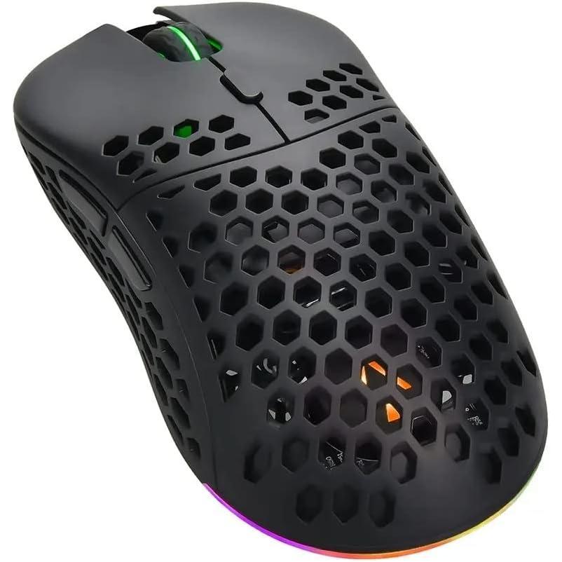 image:imageMonoprice HyperK Wireless Ultralight Gaming Mouse PixArt Optical Sensor Offers 6 Programmable DPI Settings Dark Matter