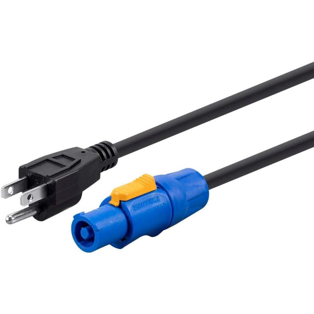 image:imageMonoprice NEMA 515p to powerCON Connector Cable 15 Feet 16AWG With SJTRated Jacket Stage Right Series15 Feet