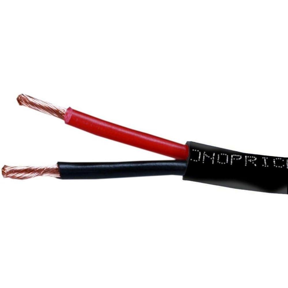 image:imageMonoprice Speaker Wire  CL2 Rated 2Conductor 12AWG PVC Jacket Material 999 OxygenFree Pure Bare Copper 250 Feet Black