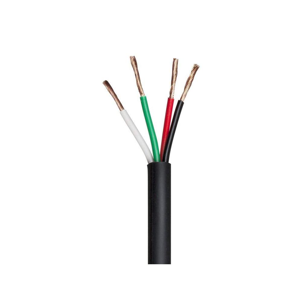image:imageMonoprice Speaker Wire UL 2 Conductor CMPRated 100 Percent Pure Bare Copper with Color Coded Conductors 14AWG 1000 Feet Black Nimbus Series4Conductor