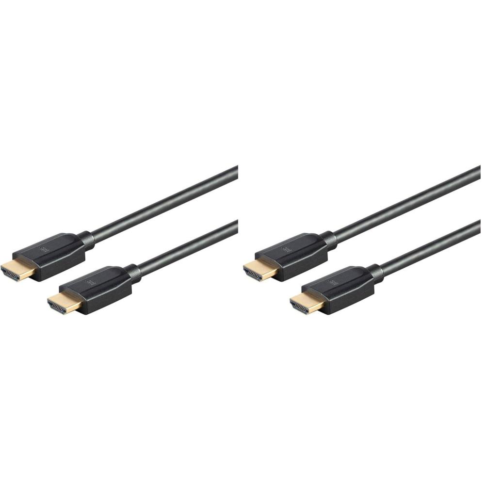 image:imageMonoprice Ultra 8K Premium High Speed HDMI Cable  8 Feet  Black  48Gbps 8K60Hz Dynamic HDR eARC  DynamicView Series 1 Count Pack of 11 Count Pack of 2