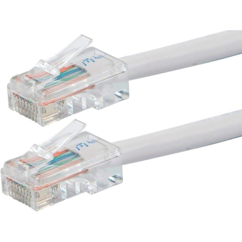 image:imageMonoprice ZerobootCat6 Ethernet Patch Cable Network Internet Cord RJ45 Stranded 550Mhz UTP Pure Bare Copper Wire 24AWG 25ft BlackWhite